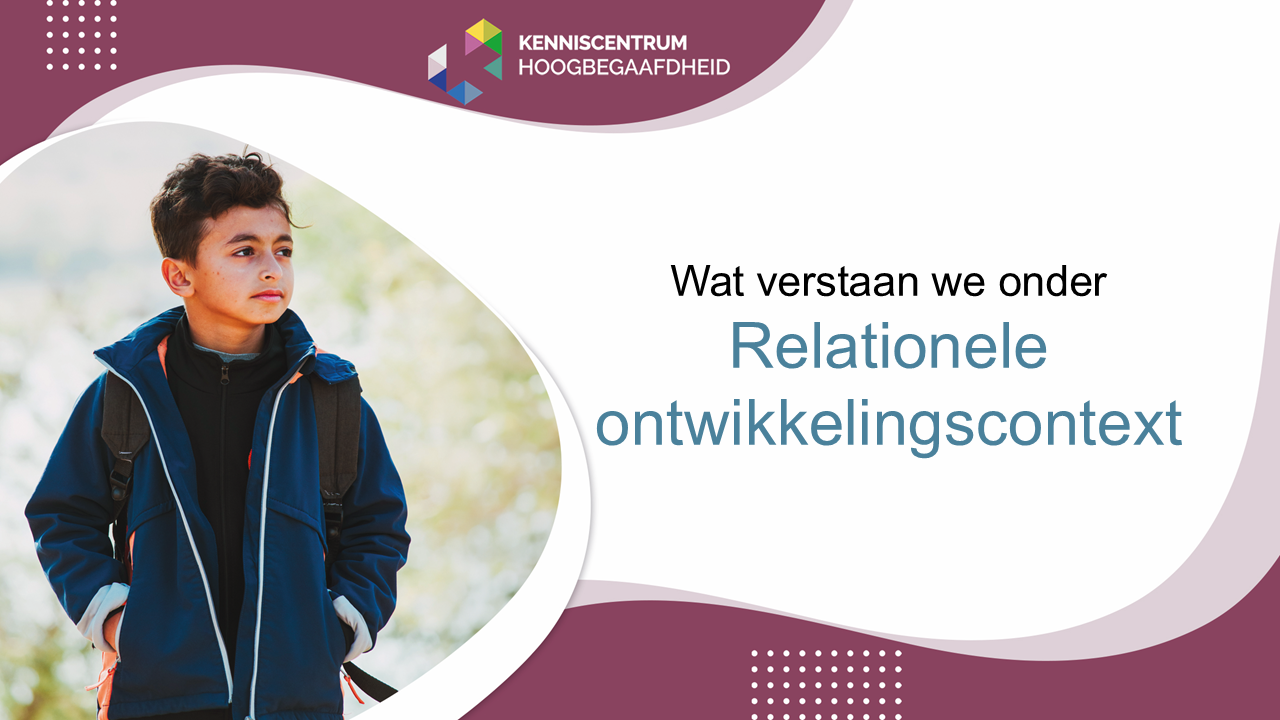 Relationele ontwikkelingscontext